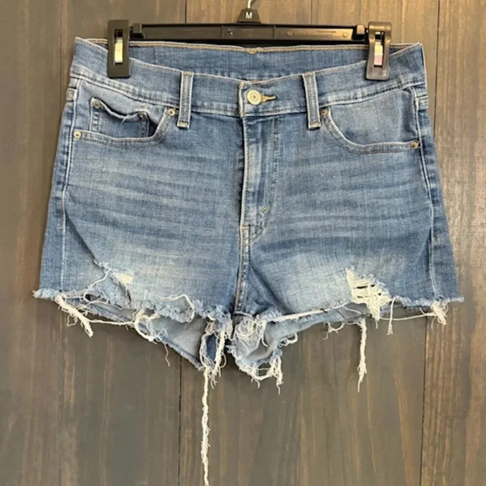 Levi's Cut Off Jean Shorts, Size 29